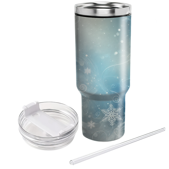 Whimsical Winter - Modern Snow Celebration  Tumbler Cups