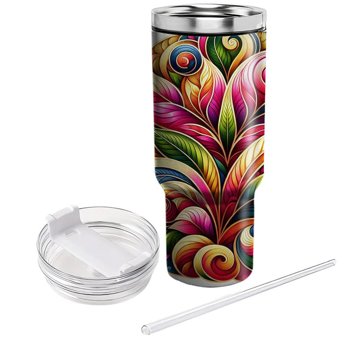 Classic Summer Floral  Unique Tumblers