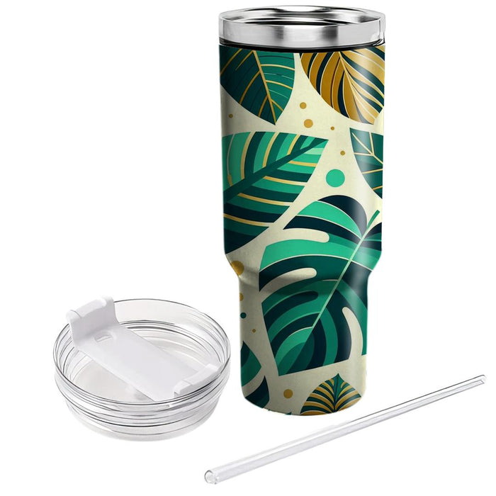 Bold Tropical Leaves  Tumblers For Gifts