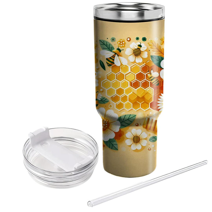 Sweet Honeycomb Delight  Personalized Tumblers