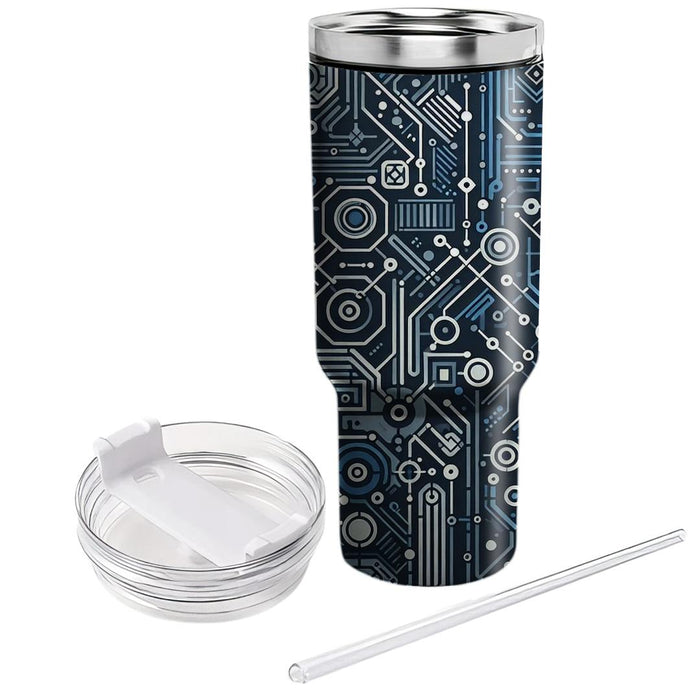 Futuristic Circuit  Custom Tumblers