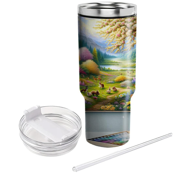 Spring Nature's Awakening  Tumblers With Lids