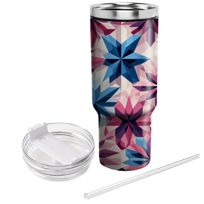 Geometric Flower Petals  Insulated Tumblers