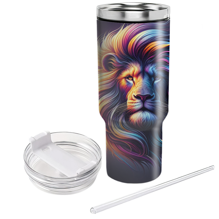 Majestic Lion King  Tumblers With Lids