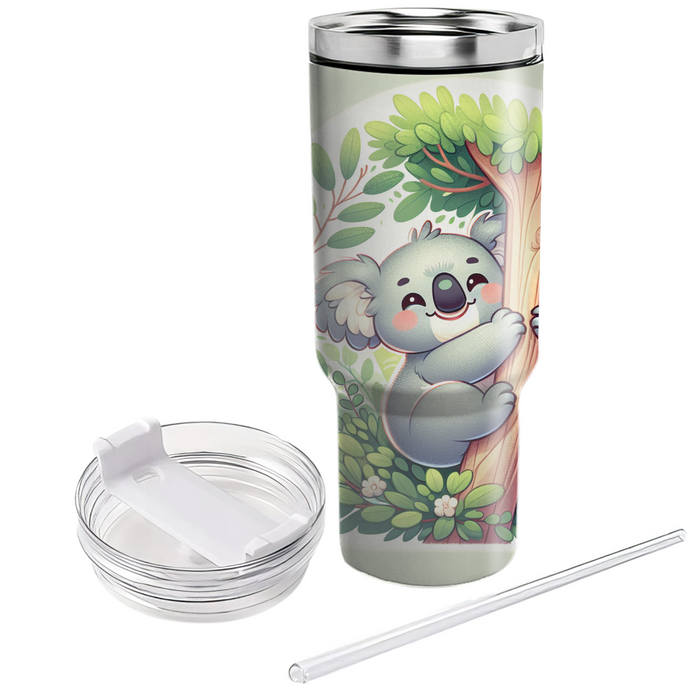 Charming Koala Cuddle  Tumblers With Lids