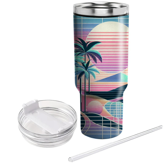 Vaporwave Zen  Tumbler Cups