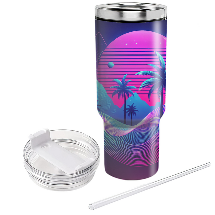 Synthwave Dreamscape  Tumbler Cups