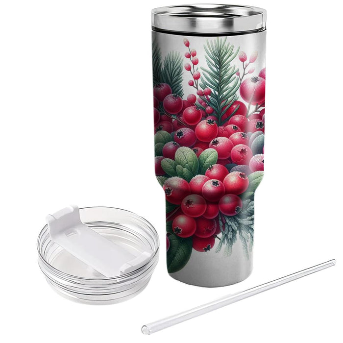 Winter Cranberry Cheer  Insulated Tumblers