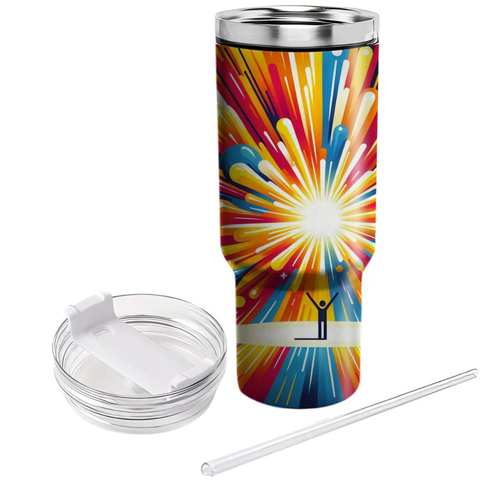 Starburst Explosion  Tumblers With Lids