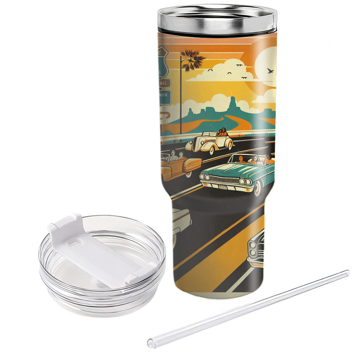 Vintage Road Trip  Custom Tumblers