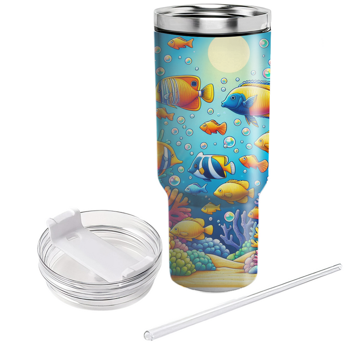 Colorful Tropical Fish Paradise  Tumblers For Gifts