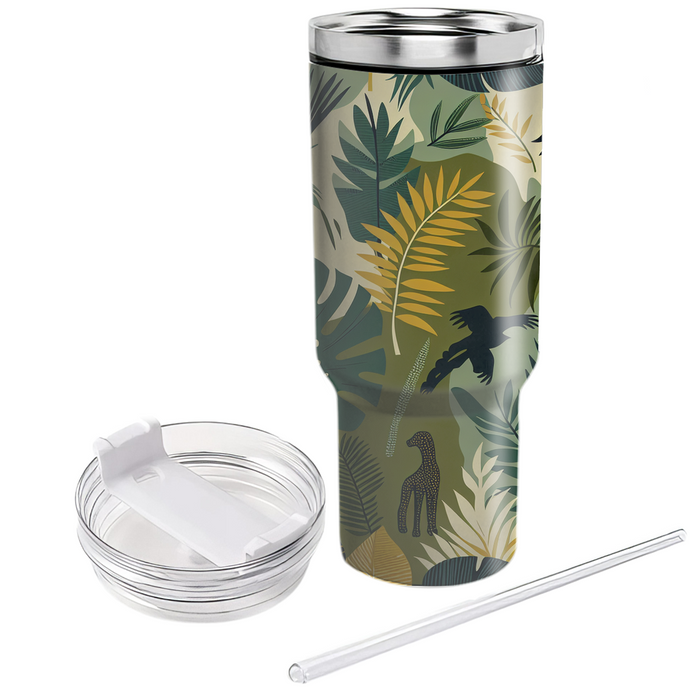 Abstract Jungle Pattern  Decorative Tumblers