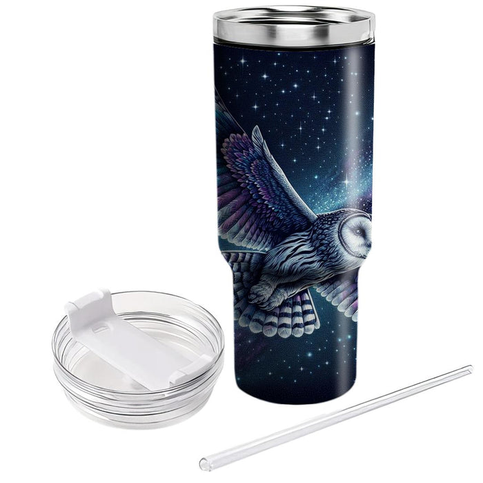 Galactic Owl Galaxy  Custom Tumblers