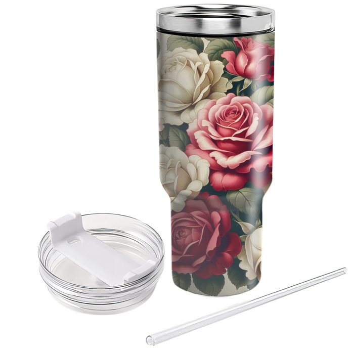 Timeless Rose Garden  Custom Tumblers