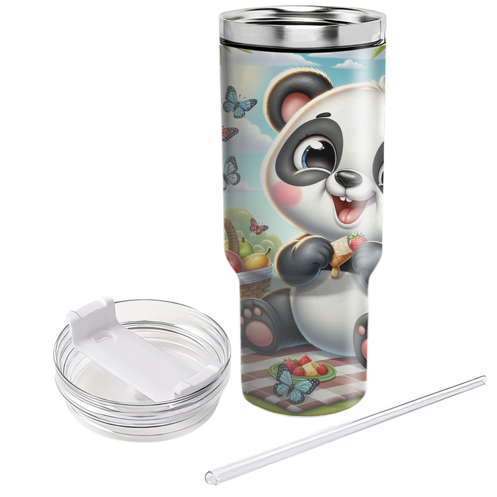 Charming Panda Picnic Tumblers For Gifts