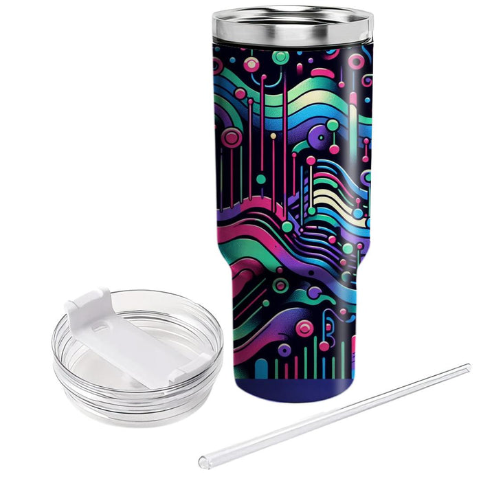 Techno Beat  Custom Tumblers