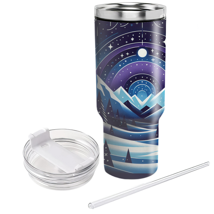 Winter Twilight  Travel Tumblers