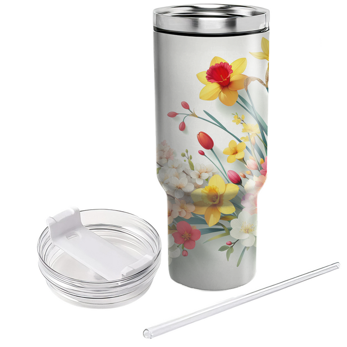 Springtime Blossoms  Tumblers With Lids