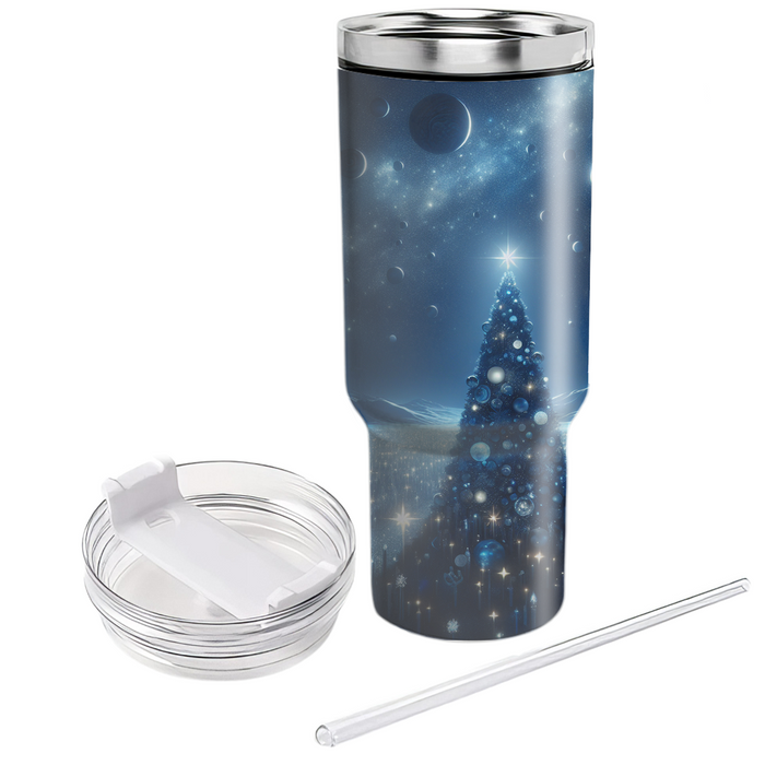 Starlit Yule Tumblers With Lids