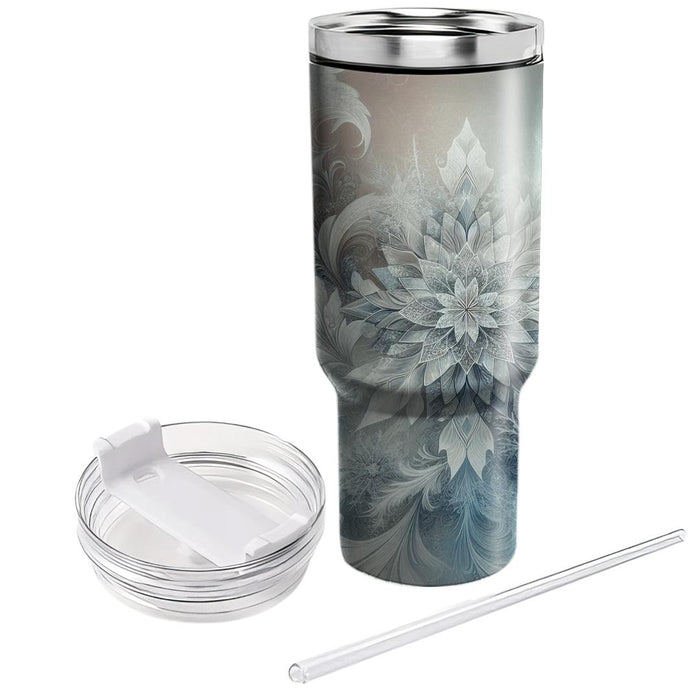 Winter Crystal Clarity  Tumblers With Lids