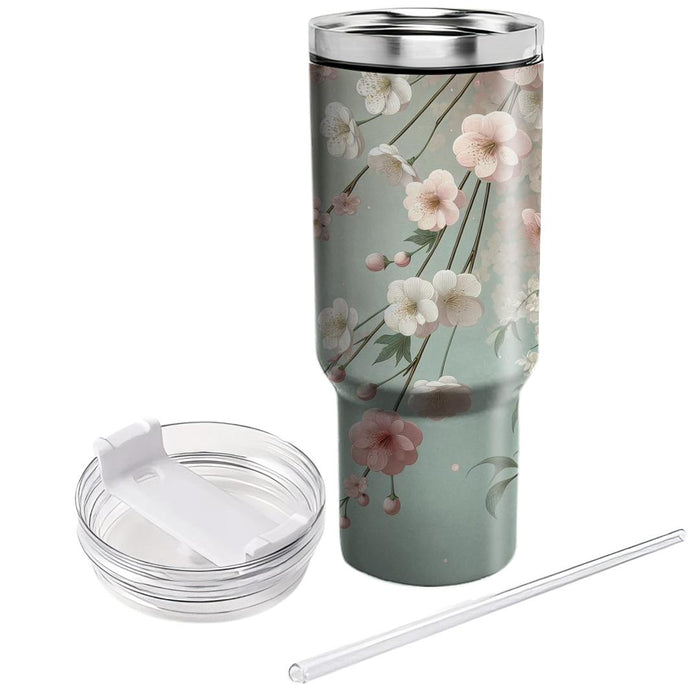 Blossom Whisper  Tumbler Cups