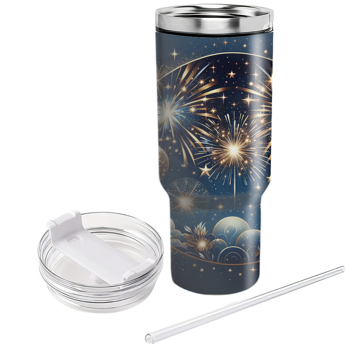 Starlit Dreams - New Year’s Eve  Decorative Tumblers