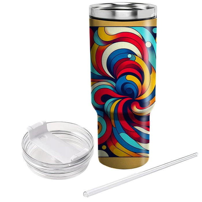 Abstract Art Fusion  Decorative Tumblers