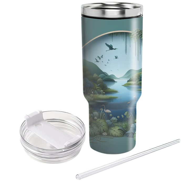 Tranquil Waters - Earth Day  Decorative Tumblers