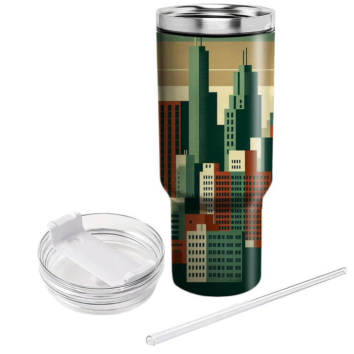 Urban Groove Skyline  Tumblers With Lids