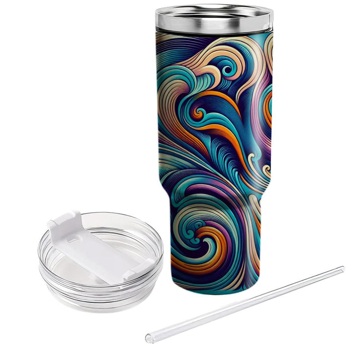  Wave Patterns  Tumblers With Lids