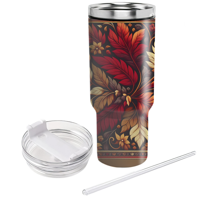 Autumn Leaf Tapestry  Custom Tumblers