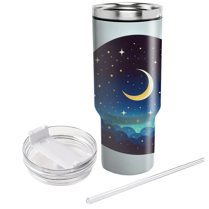 Midnight Stars  Custom Tumblers