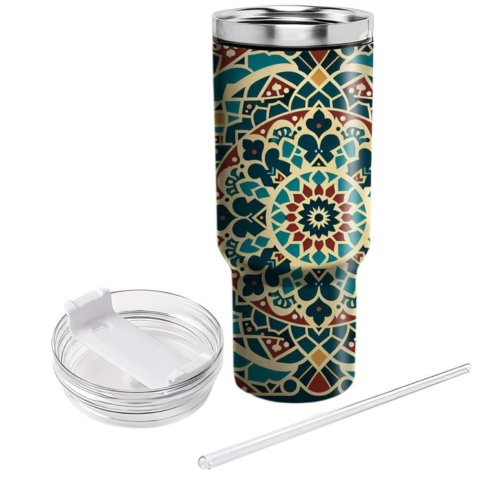 Exotic Moroccan Tile  Travel Tumblers