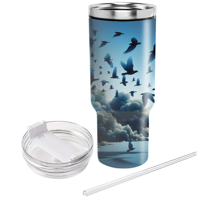 Soaring Kite Birds  Personalized Tumblers