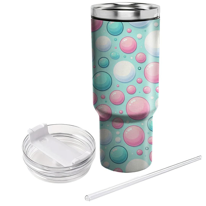 Whimsical Bubble Pattern  Tumblers With Lids