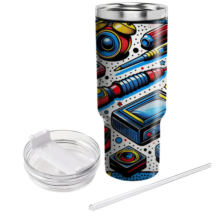 Techno Pop Art  Custom Tumblers