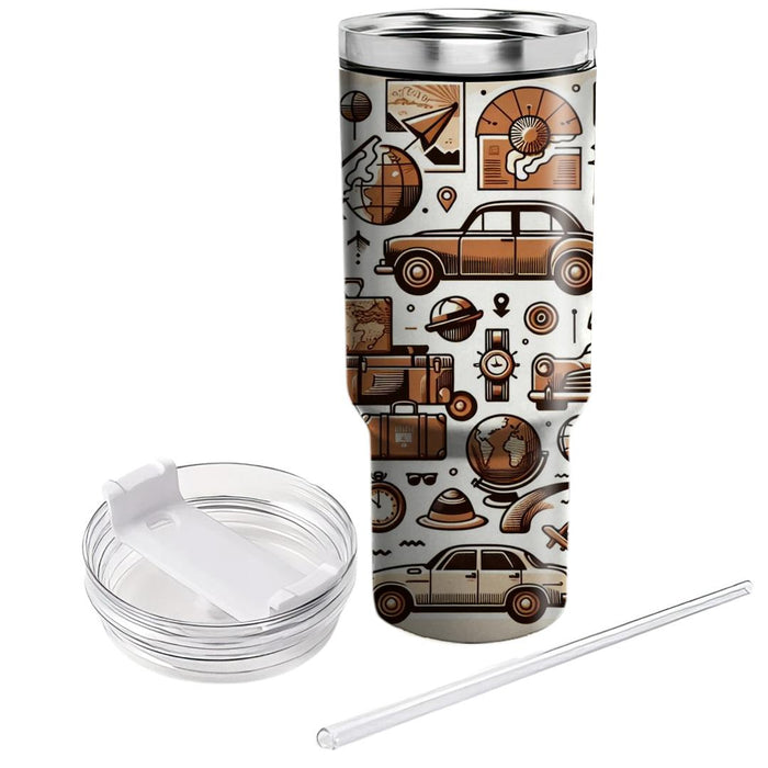 Vintage Adventure  Travel Tumblers