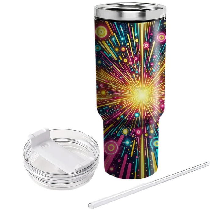 Techno Starburst  Tumbler Cups