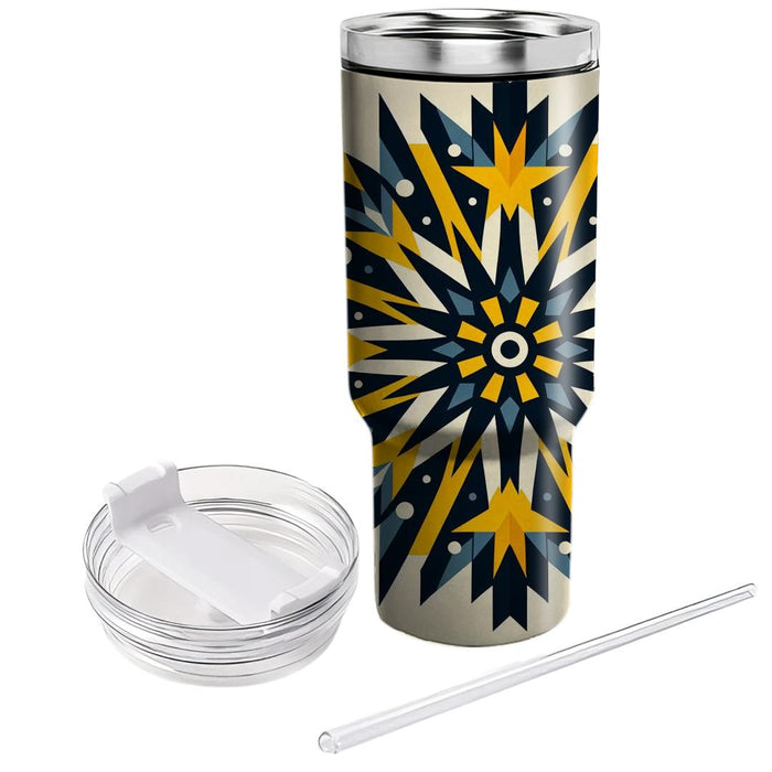 Starburst Pattern  Personalized Tumblers