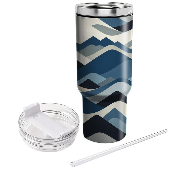 Abstract Mountain Silhouettes  Insulated Tumblers