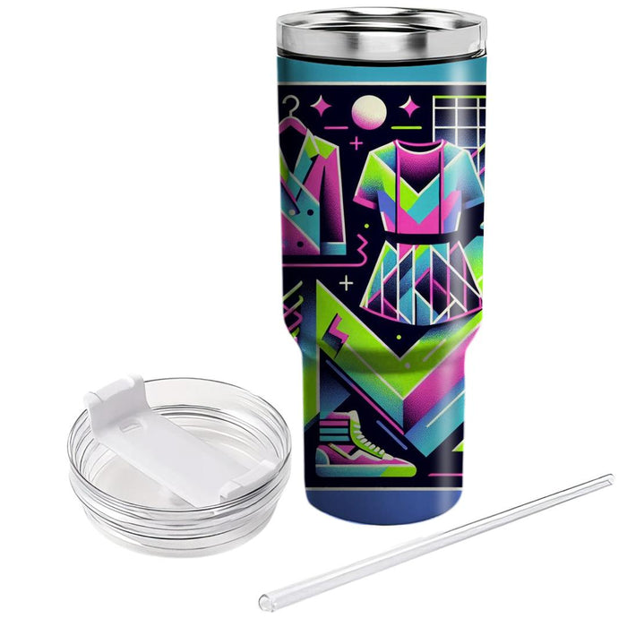 Zigzag Neon  Custom Tumblers