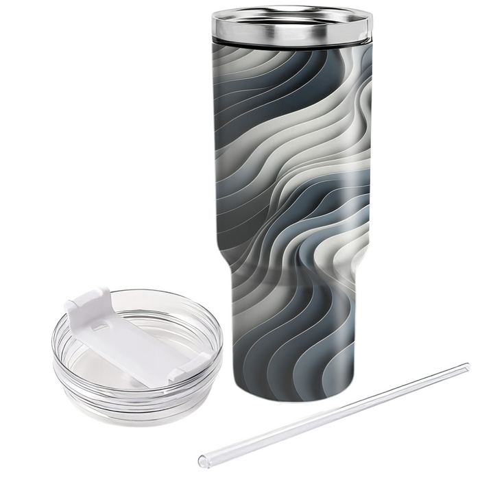 Sleek Modern Waves  Unique Tumblers