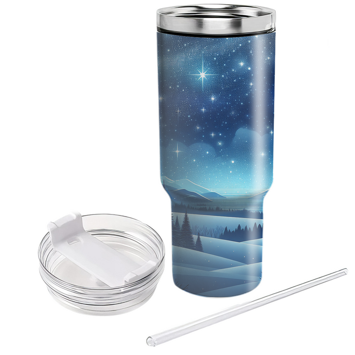 Winter Starlit Night  Tumbler Cups