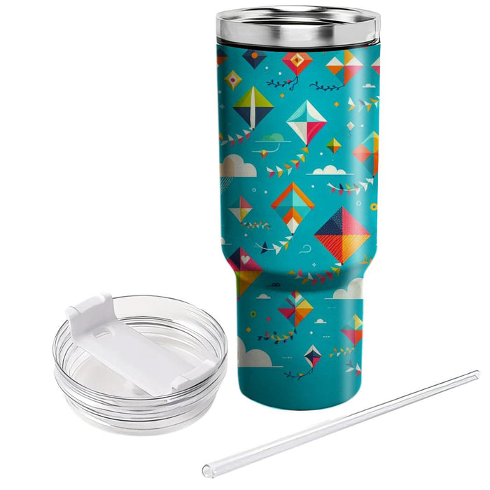 Whimsical Kite Day  Decorative Tumblers