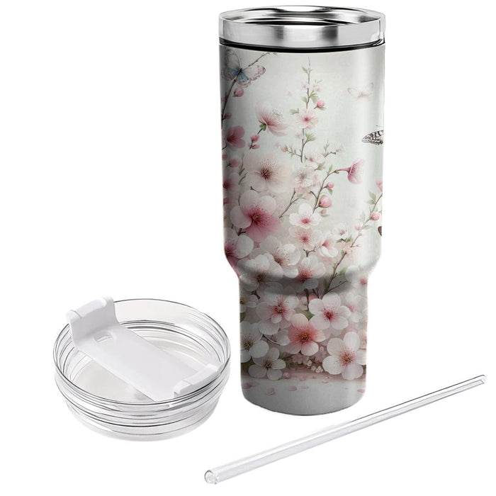 Spring Petals And Butterflies  Decorative Tumblers