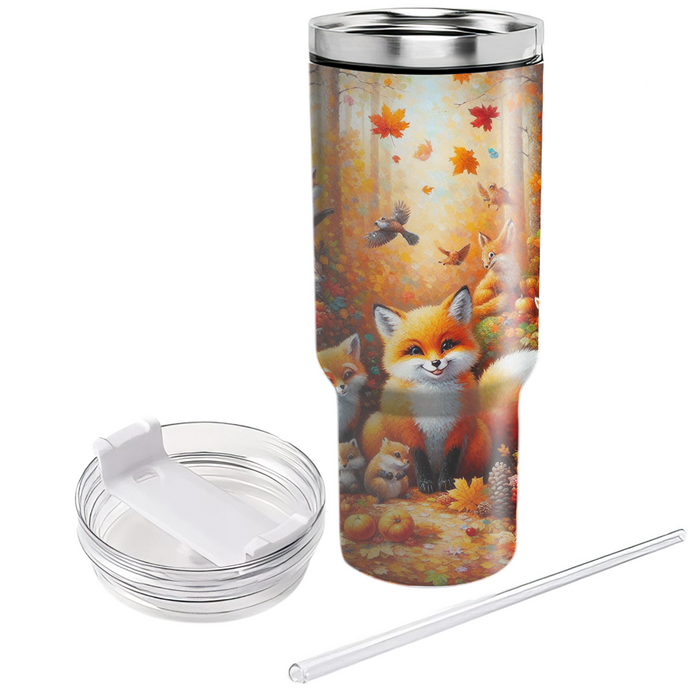 Autumn Forest Friends  Custom Tumblers