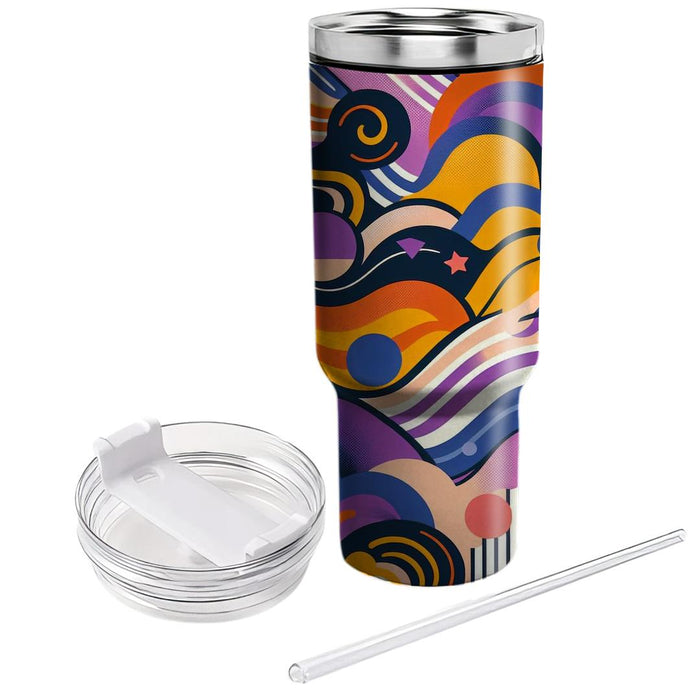 Groovy Vibes  Unique Tumblers