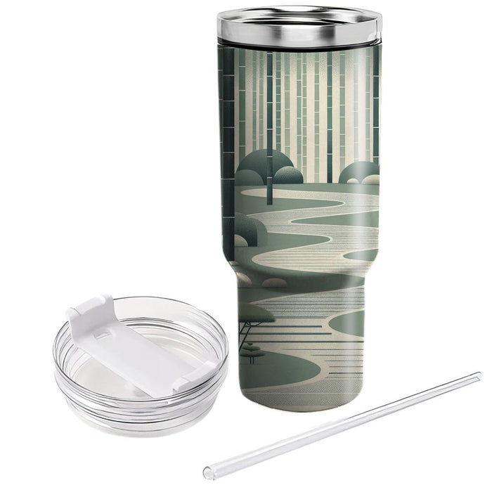 Zen Garden 70s  Tumbler Cups