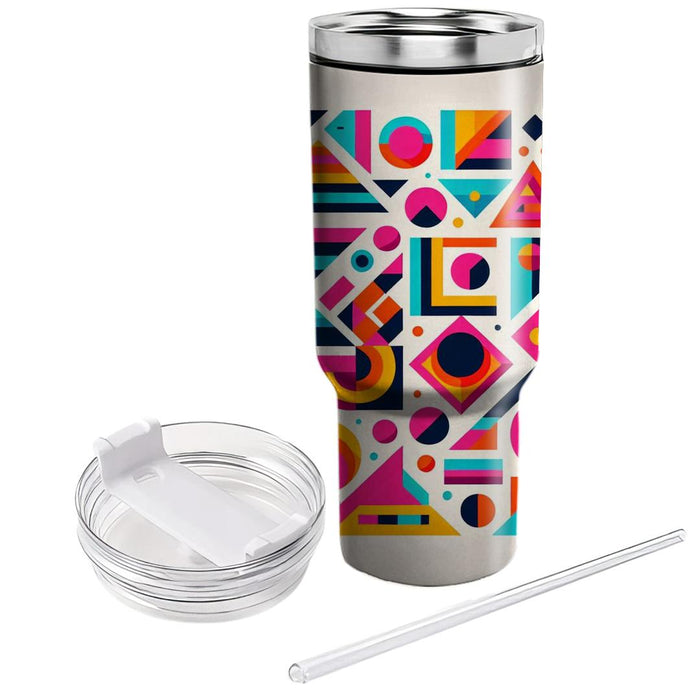 Geometric Bliss  Tumblers With Lids