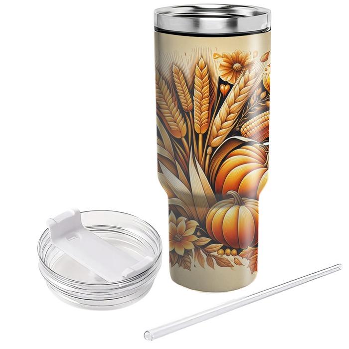 Autumn Abundance - Harvest Festival  Custom Tumblers